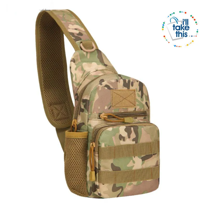 Urban Military style enthusiast Shoulder bag with a multitude of purposes