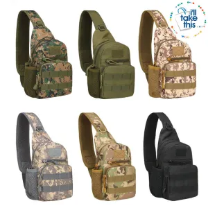 Urban Military style enthusiast Shoulder bag with a multitude of purposes