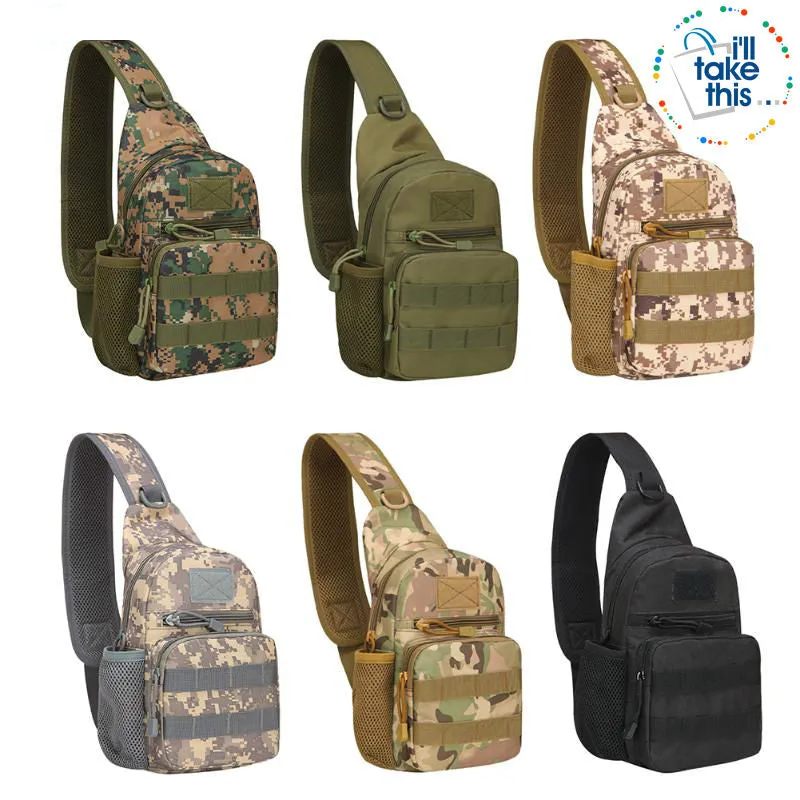 Urban Military style enthusiast Shoulder bag with a multitude of purposes