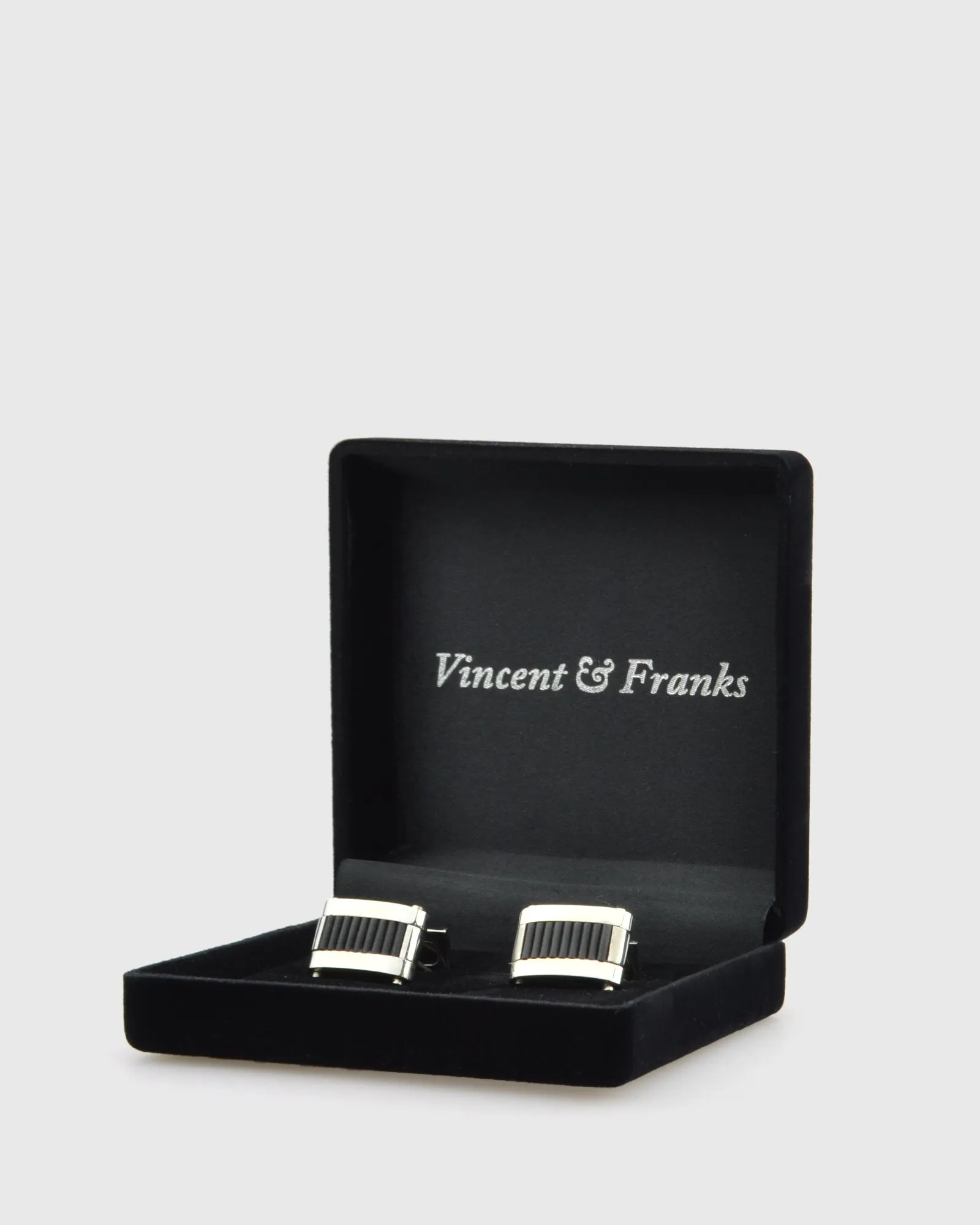VINCENT & FRANKS VF28001PO STAINLESS STEEL CUFFLINKS