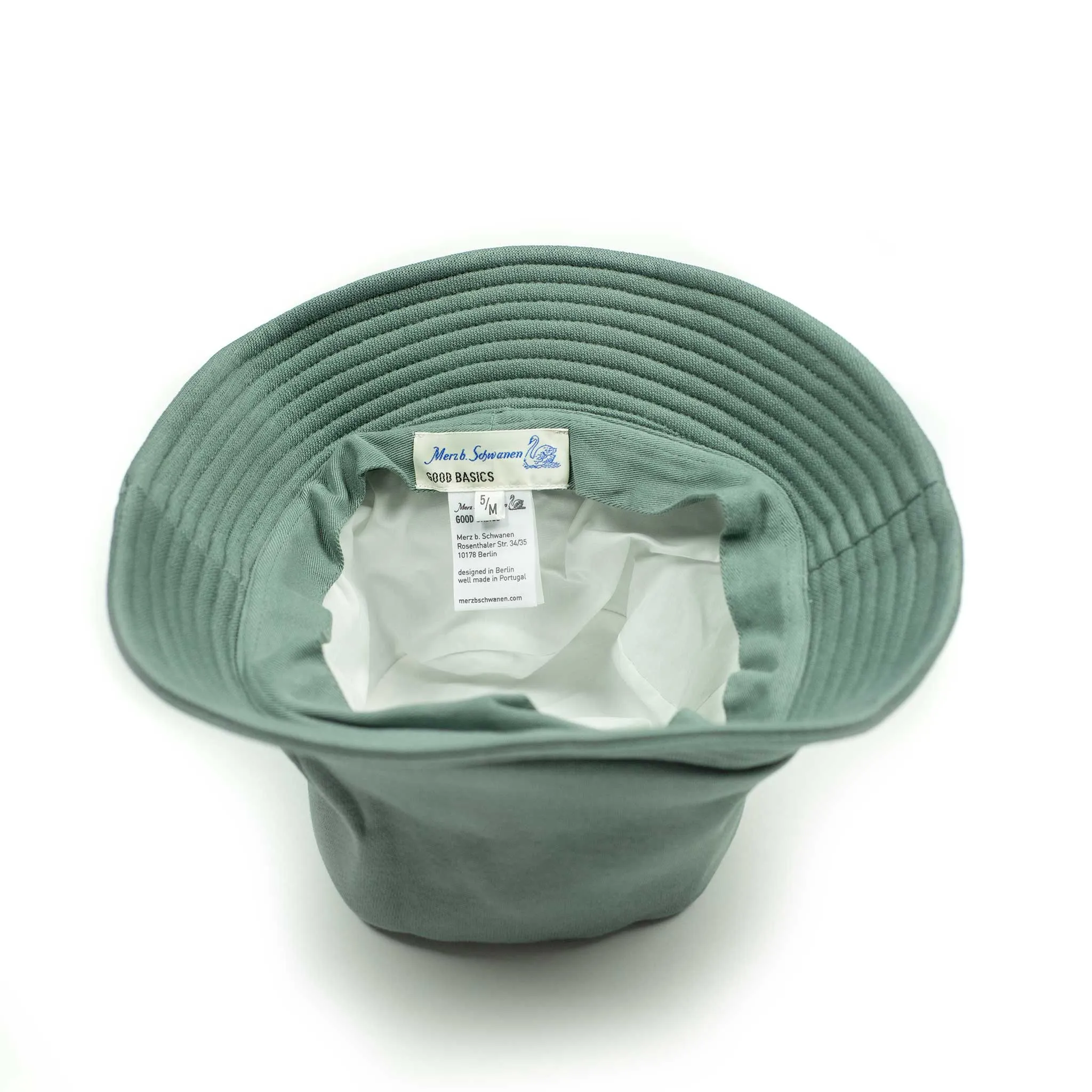 Vintage Fleece bucket hat in Green Stone cotton