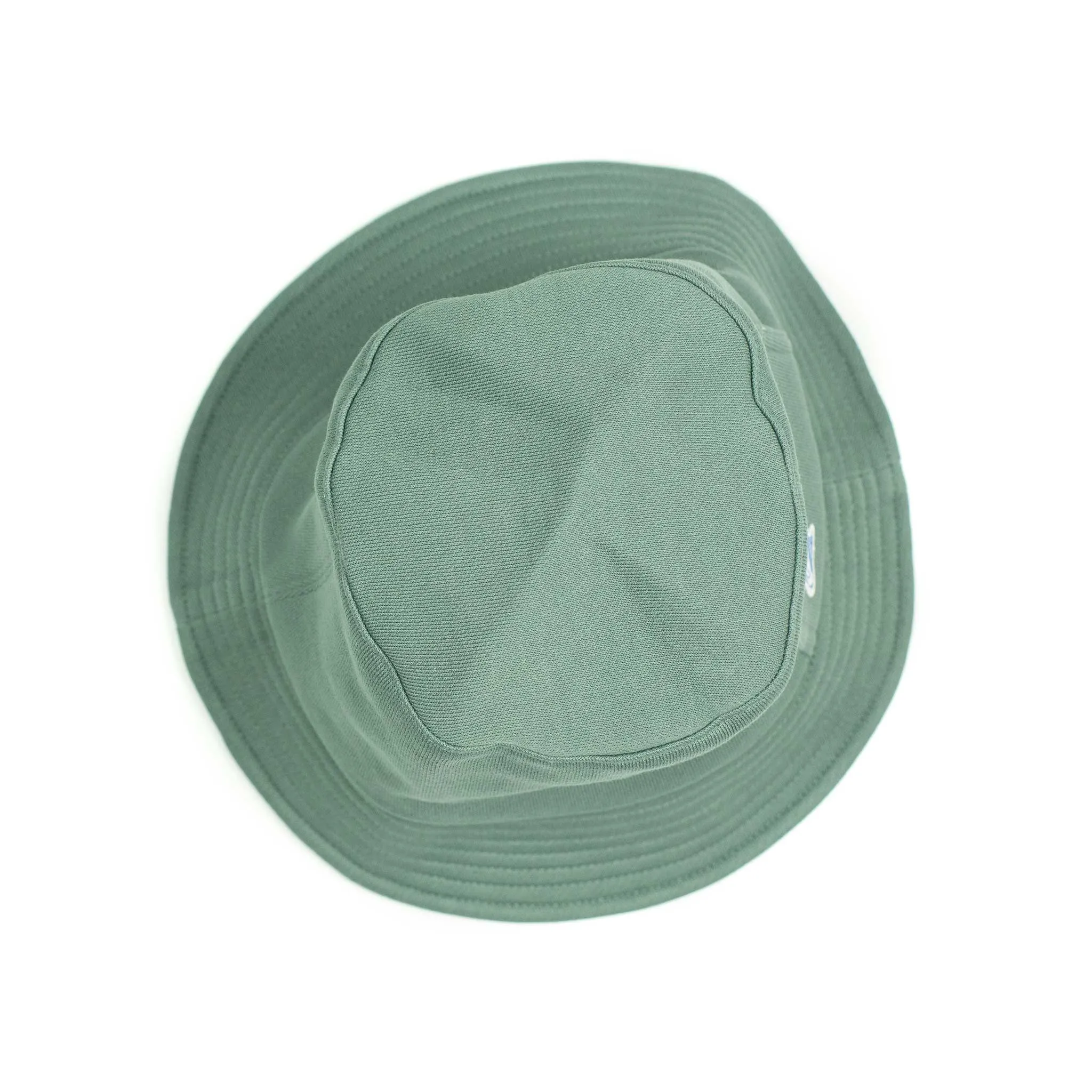 Vintage Fleece bucket hat in Green Stone cotton