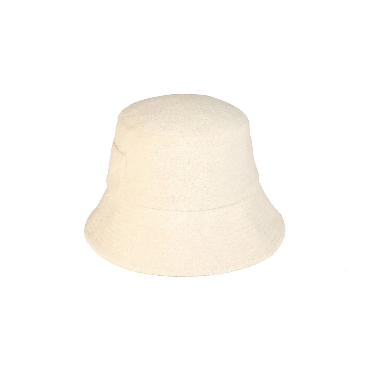 Wave Bucket In Beige Terry by Lack of Color