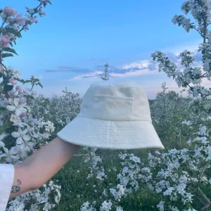 Wave Bucket In Beige Terry by Lack of Color