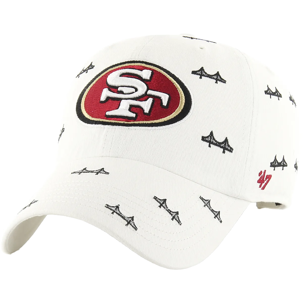 Women's 49ers Confetti 47 Clean Up